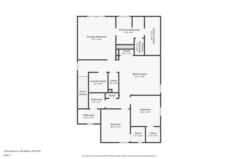 3,200/Mo, 5415 Dunbar Dr Old Hickory, TN 37138 Floor Plan View 2