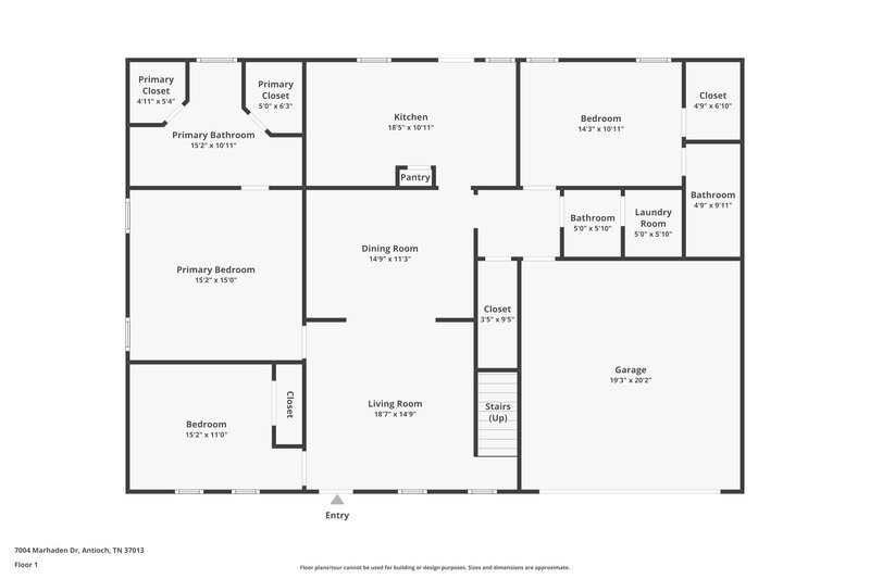 2,395/Mo, 7004 Marhaden Dr Antioch, TN 37013 Floor Plan View 2