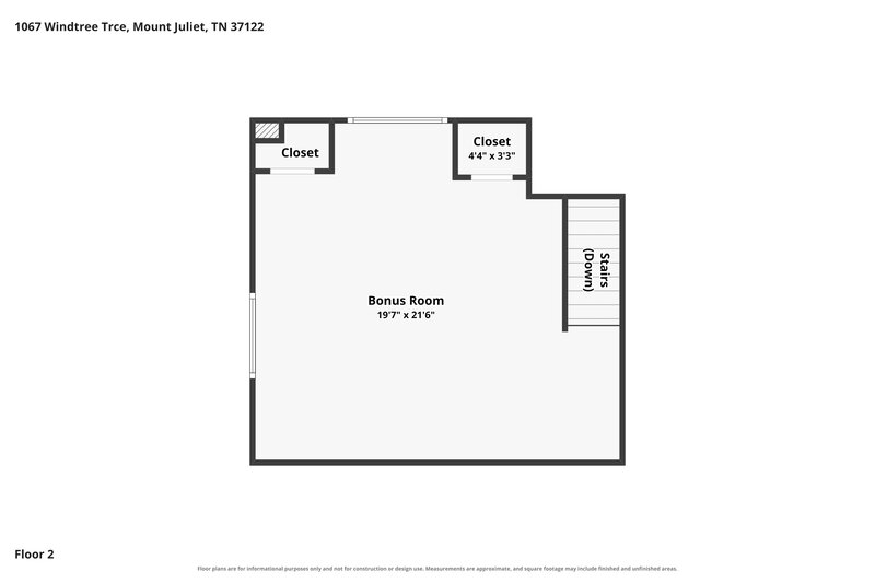 2,530/Mo, 1067 Windtree Trce Mt Juliet, TN 37122 Floor Plan View 2