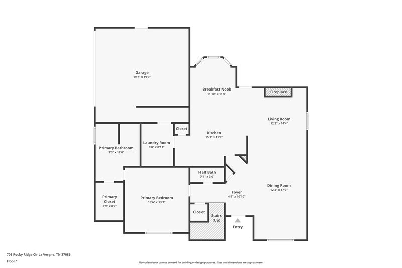 3,460/Mo, 705 Rocky Ridge Cir La Vergne, TN 37086 Floor Plan View