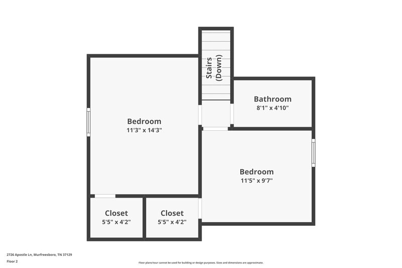 1,685/Mo, 2726 Apostle Ln Murfreesboro, TN 37129 Floor Plan View 2