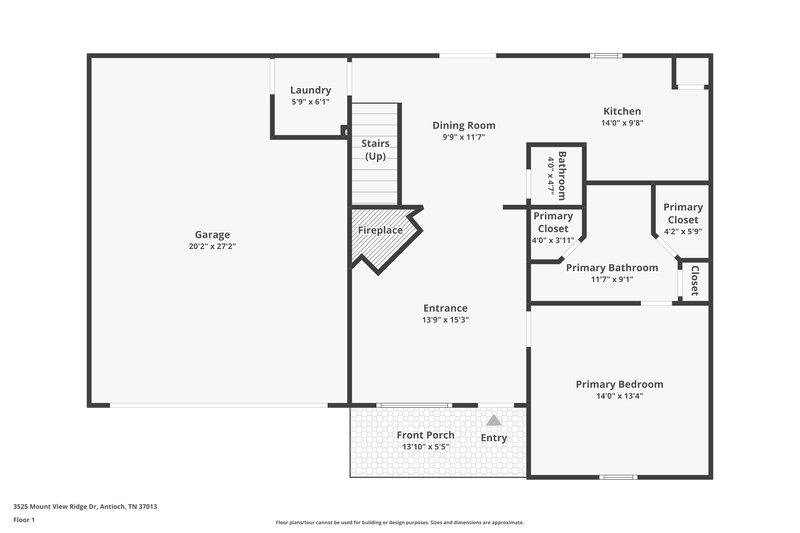 2,920/Mo, 3525 Mount View Ridge Dr Antioch, TN 37013 Floor Plan View