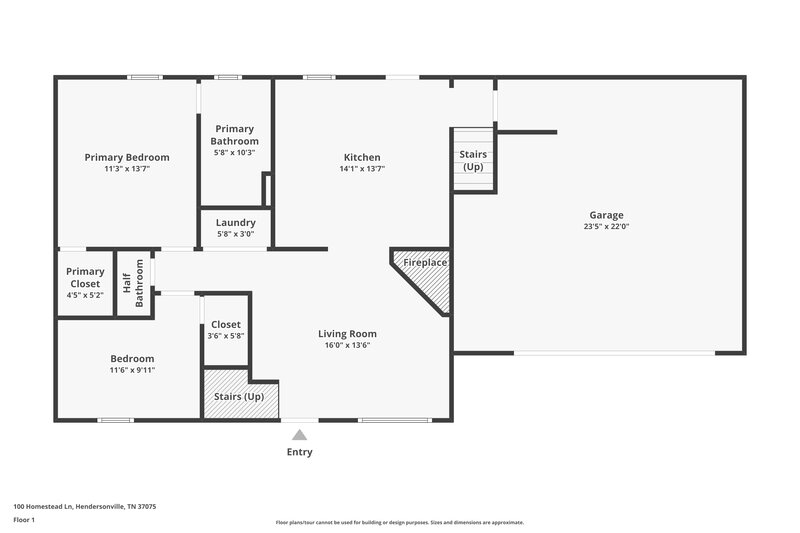 2,455/Mo, 100 Homestead Ln Hendersonville, TN 37075 Floor Plan View