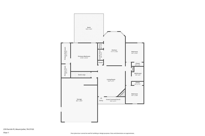 2,325/Mo, 219 Parrish Pl Mt Juliet, TN 37122 Floor Plan View