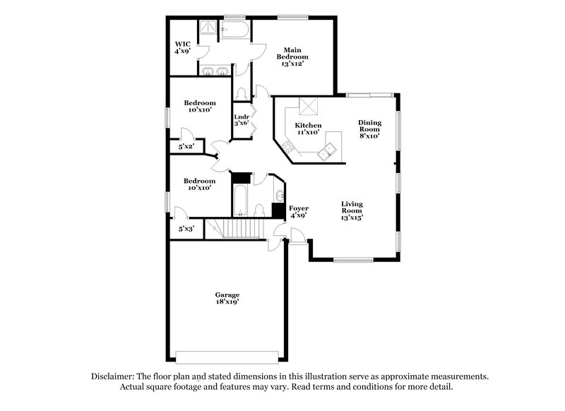2,005/Mo, 723 Wildwood Dr Smyrna, TN 37167 Floor Plan View