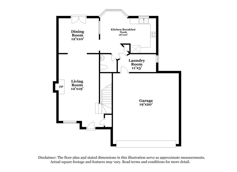 2,100/Mo, 1849 Lakewood Village Dr Antioch, TN 37013 Floor Plan View
