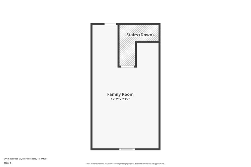1,900/Mo, 306 Gatewood Dr Murfreesboro, TN 37129 Floor Plan View 2