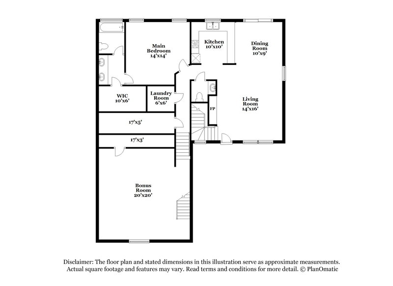 1,985/Mo, 3520 Longhaven Crossing Antioch, TN 37013 Floor Plan View