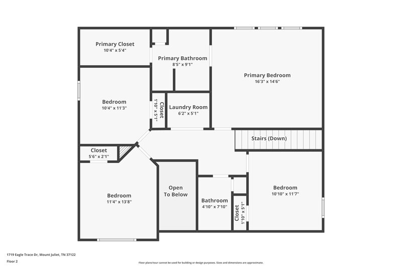 2,300/Mo, 1719 Eagle Trace Dr Mt Juliet, TN 37122 Floor Plan View 2