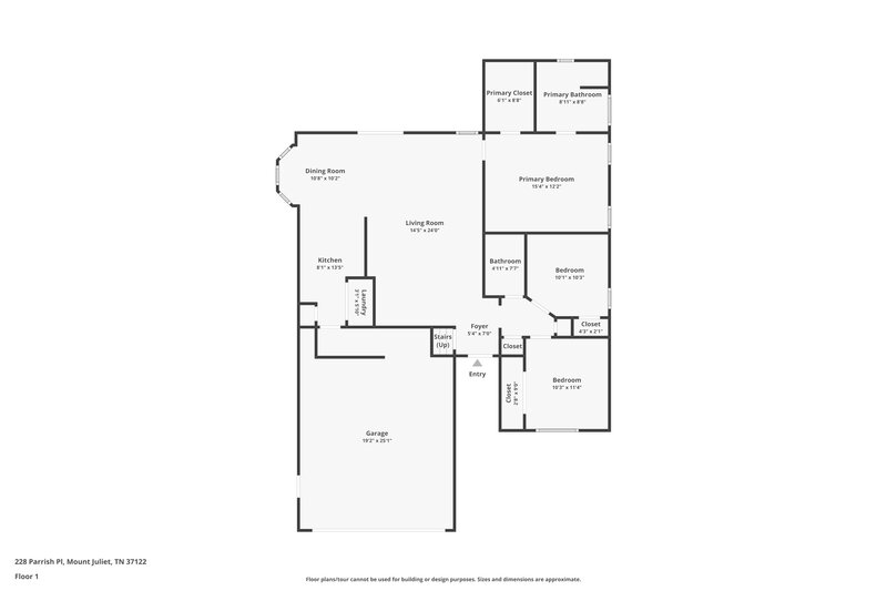 2,280/Mo, 228 Parrish Pl Mt Juliet, TN 37122 Floor Plan View
