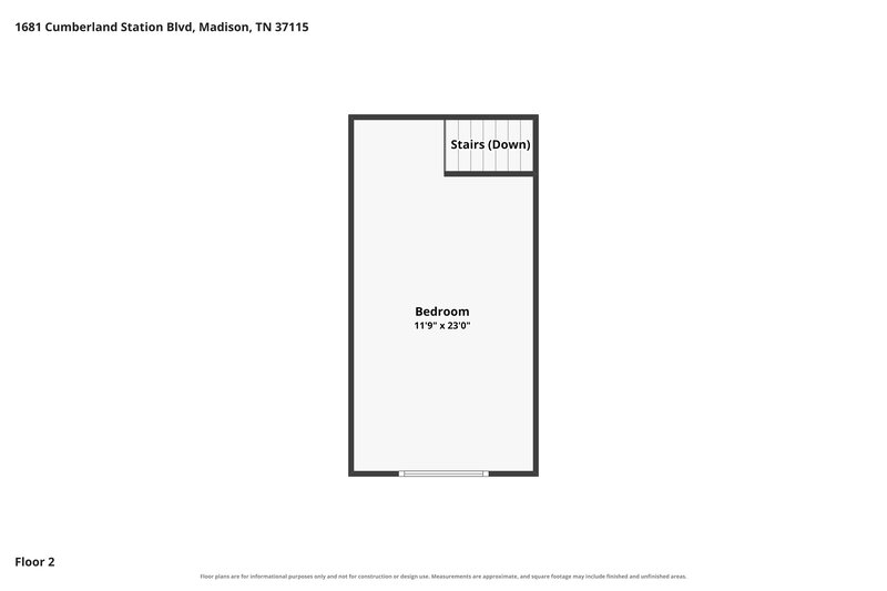 2,225/Mo, 1681 Cumberland Station Blvd Madison, TN 37115 Floor Plan View
