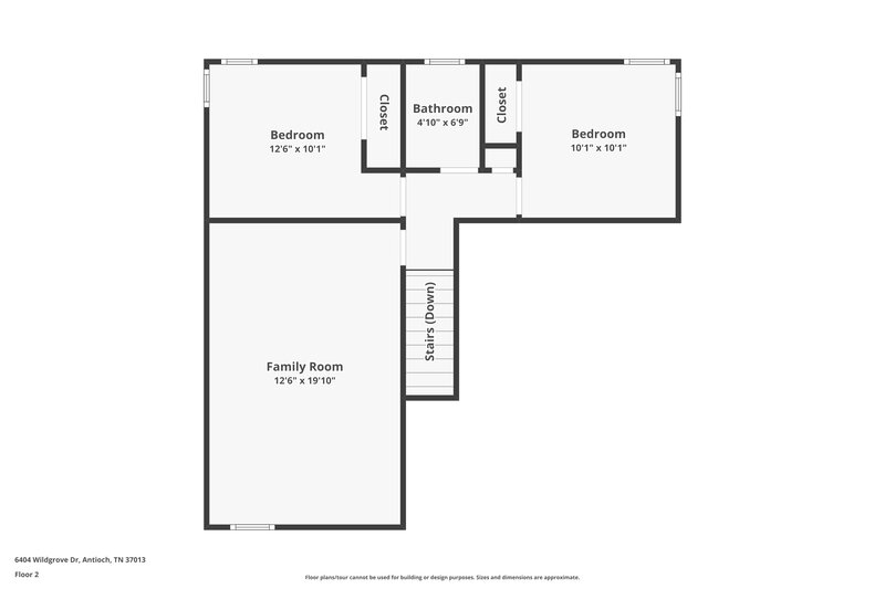 1,940/Mo, 6404 Wildgrove Dr Antioch, TN 37013 Floor Plan View 2