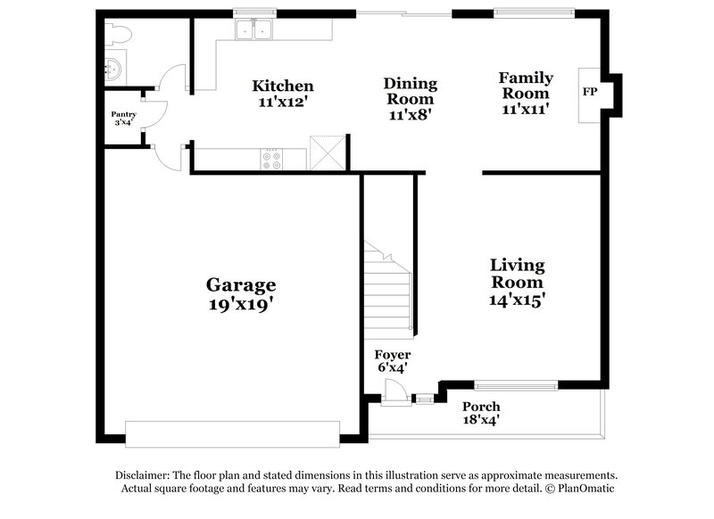 1,730/Mo, 4012 Shadowbrook Trl Antioch, TN 37013 Floor Plan View