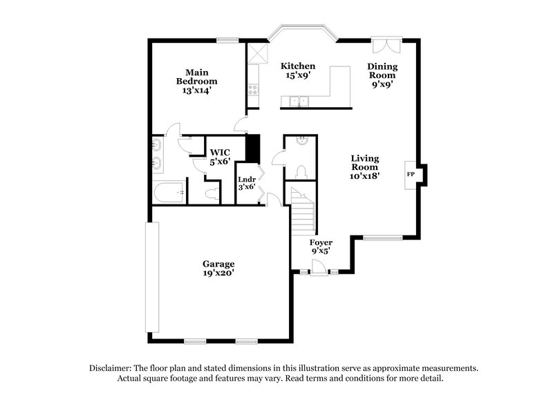 2,535/Mo, 3442 Leslie Ln Murfreesboro, TN 37128 Floor Plan View