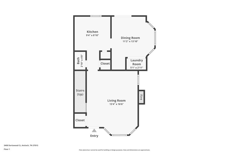 1,755/Mo, 3408 Doriswood Ct ANTIOCH, TN 37013 Floor Plan View