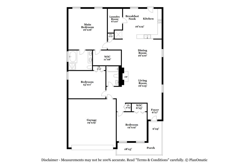 2,530/Mo, 5064 Smith Springs Pkwy Antioch, TN 37013 Floor Plan View