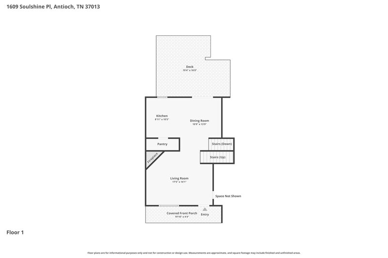 0/Mo, 1609 Soulshine Pl Antioch, TN 37013 Floor Plan View