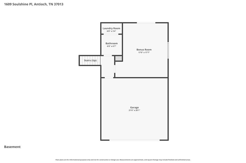 0/Mo, 1609 Soulshine Pl Antioch, TN 37013 Floor Plan View 3