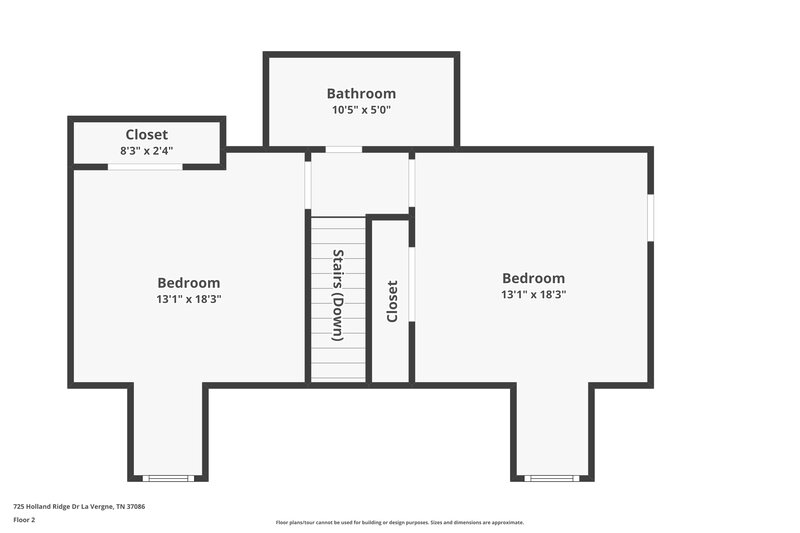 2,110/Mo, 725 Holland Ridge Dr La Vergne, TN 37086 Floor Plan View 2