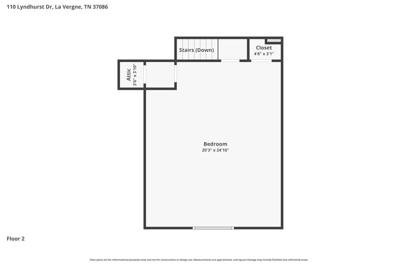 2,095/Mo, 110 Lyndhurst Dr La Vergne, TN 37086 Floor Plan View 2