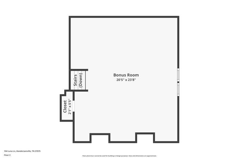 2,240/Mo, 104 Luna Ln Hendersonville, TN 37075 Floor Plan View 3