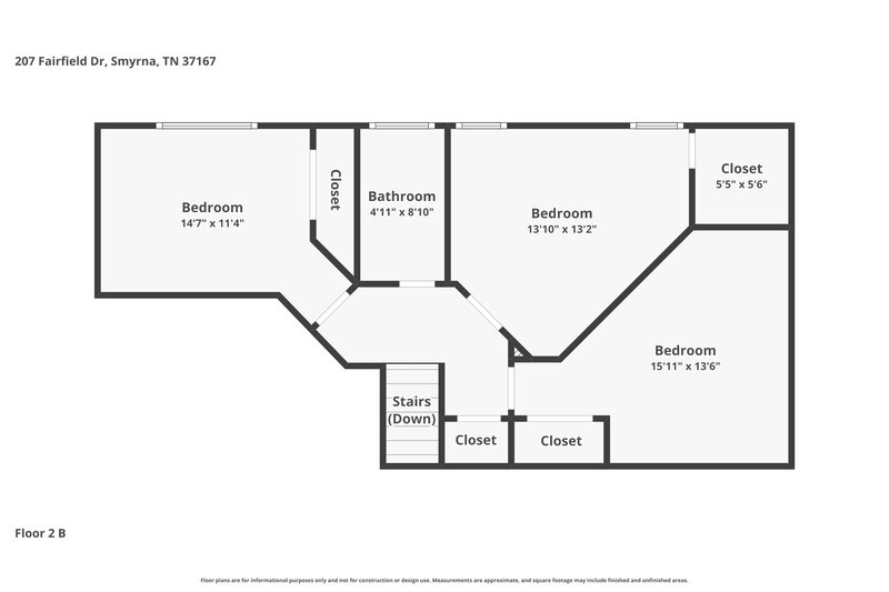 2,325/Mo, 207 Fairfield Dr Smyrna, TN 37167 Floorplan View 2