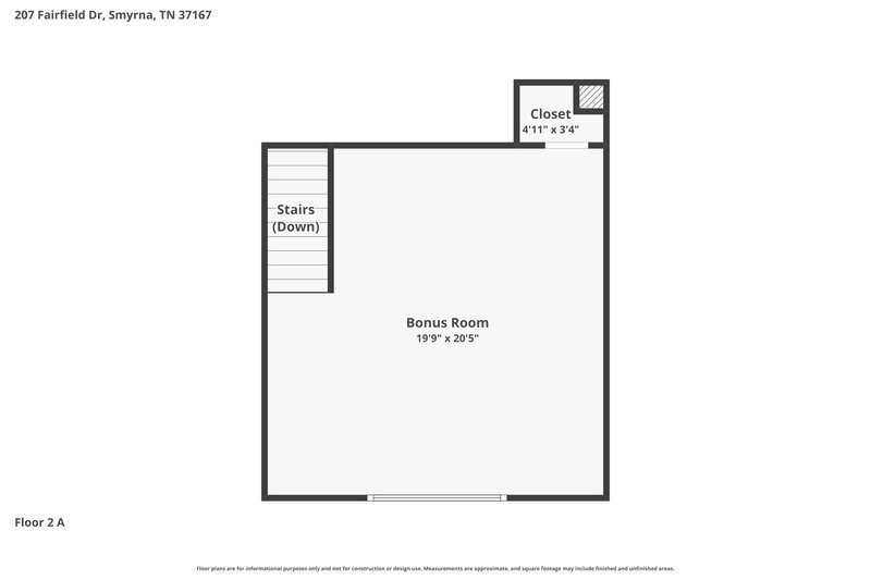 2,325/Mo, 207 Fairfield Dr Smyrna, TN 37167 Floorplan View 3