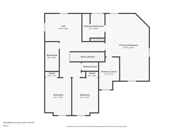 2,445/Mo, 5012 Millpond Ct Mt Juliet, TN 37122 Floor Plan View 2