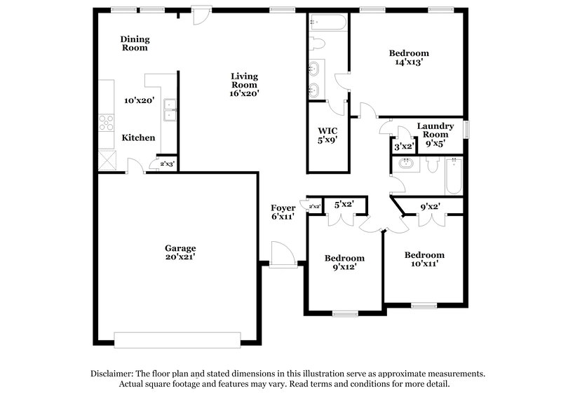 2,990/Mo, 2911 Boyle Ct Murfreesboro, TN 37128 Floor Plan View