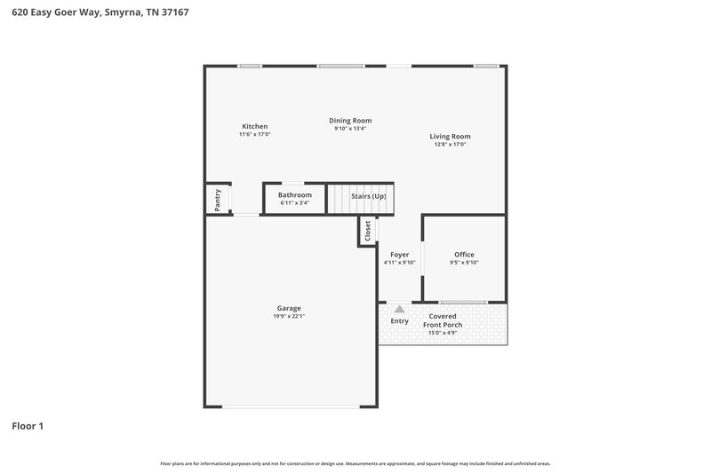 2,270/Mo, 620 Easy Goer Way Smyrna, TN 37167 Floor Plan View