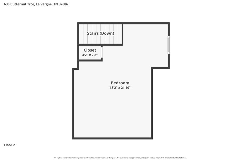 2,235/Mo, 630 Butternut Trce La Vergne, TN 37086 Floor Plan View 2