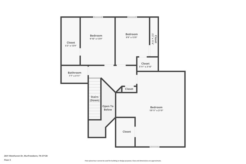 2,465/Mo, 2641 Westhaven Dr Murfreesboro, TN 37128 Floor Plan View 2