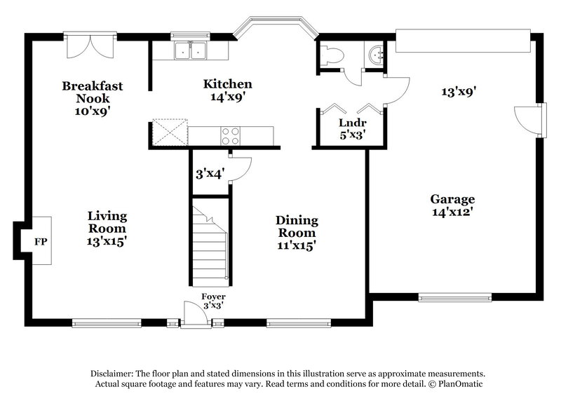 1,980/Mo, 4708 Billingsgate Rd Antioch, TN 37013 Floor Plan View