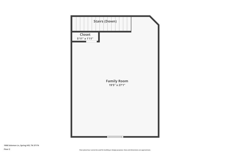 1,960/Mo, 1008 Solomon Ln Spring Hill, TN 37174 Floor Plan View 2