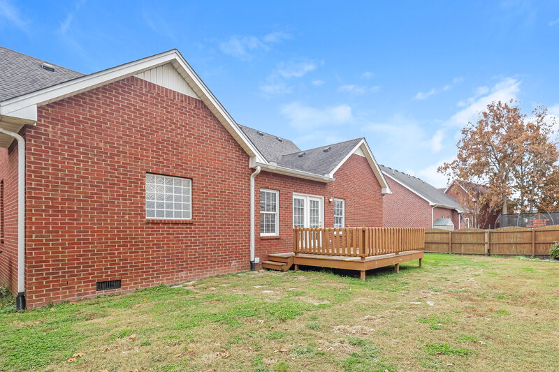 2,485/Mo, 411 Carmel Dr Murfreesboro, TN 37128 Rear View