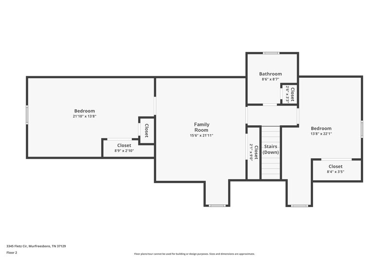 1,960/Mo, 3345 Fletz Cir Murfreesboro, TN 37129 Floorplan View 2