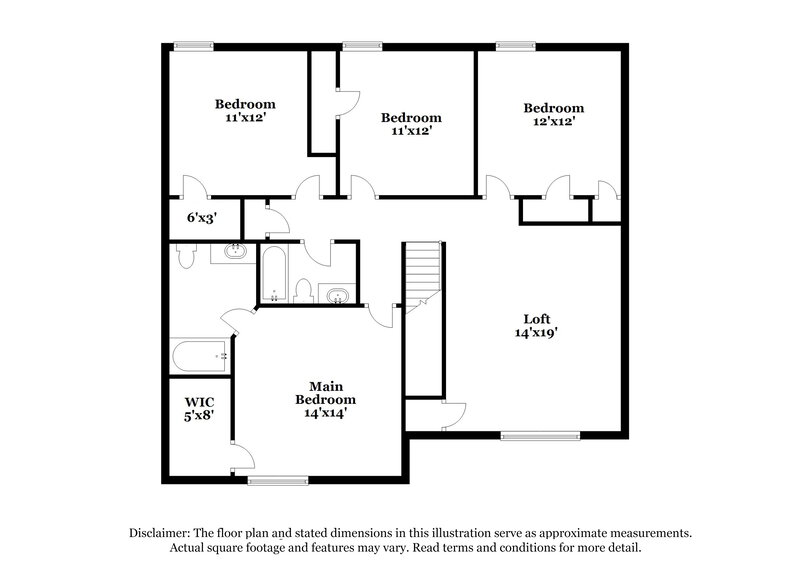 2,230/Mo, 712 Holland Ridge Dr La Vergne, TN 37086 Floor Plan View 2
