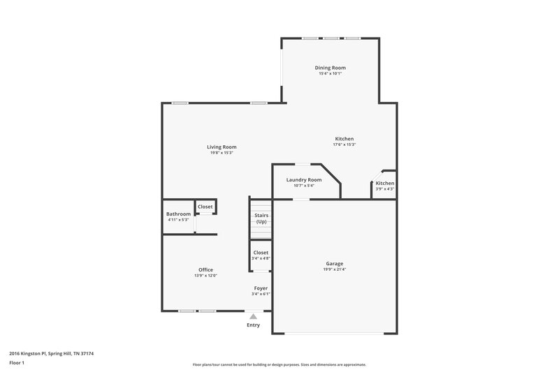 3,180/Mo, 2016 Kingston Pl Spring Hill, TN 37174 Floor Plan View
