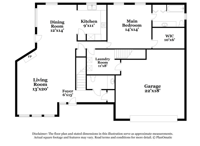 2,965/Mo, 142 S Birchwood Dr Hendersonville, TN 37075 Floorplan View