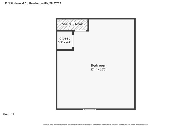 2,500/Mo, 142 S Birchwood Dr Hendersonville, TN 37075 Floorplan View 3