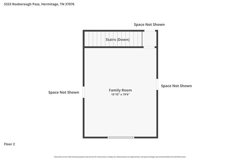 2,365/Mo, 5333 Roxborough Pass Hermitage, TN 37076 Floor Plan View