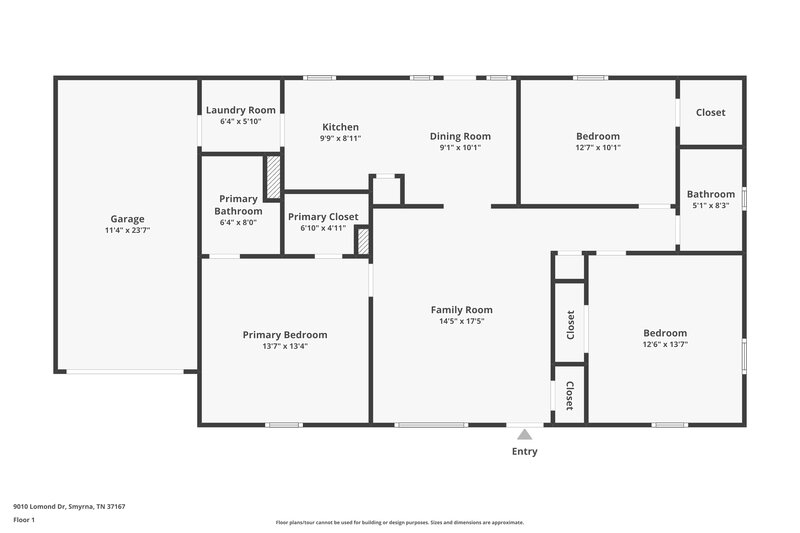 0/Mo, 9010 Lomond Dr Smyrna, TN 37167 Floor Plan View