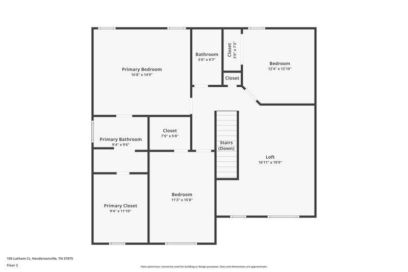 2,745/Mo, 105 Latham Ct Hendersonville, TN 37075 Floor Plan View 2