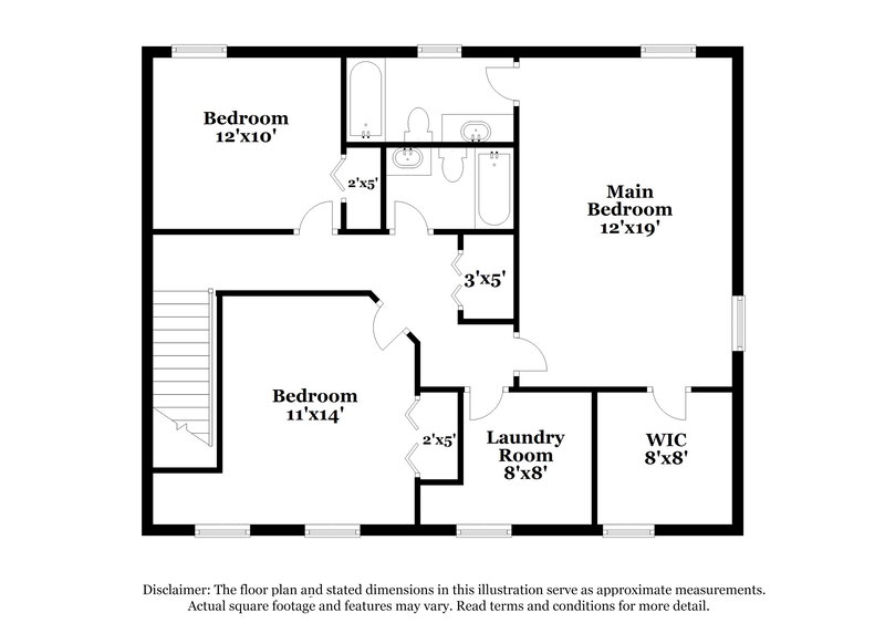 1,995/Mo, 1808 Cottage Grove Way Antioch, TN 37013 Floor Plan View 2