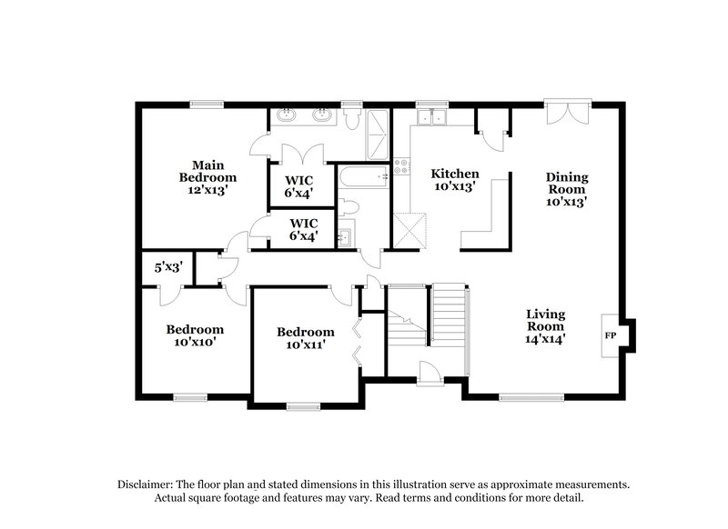 2,135/Mo, 6312 Wildgrove Dr Antioch, TN 37013 Floorplan View 2