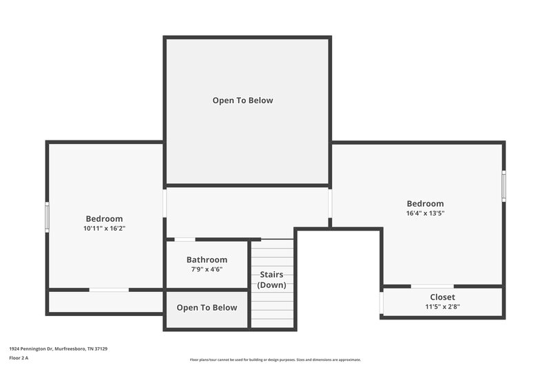 2,475/Mo, 1924 Pennington Dr Murfreesboro, TN 37129 Floorplan View 2