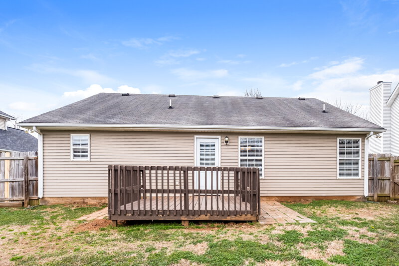 1,870/Mo, 1515 Clifdon Ct Murfreesboro, TN 37128 Rear View