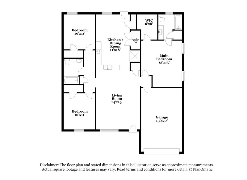 1,845/Mo, 2219 Cason Trl Murfreesboro, TN 37128 Floor Plan View