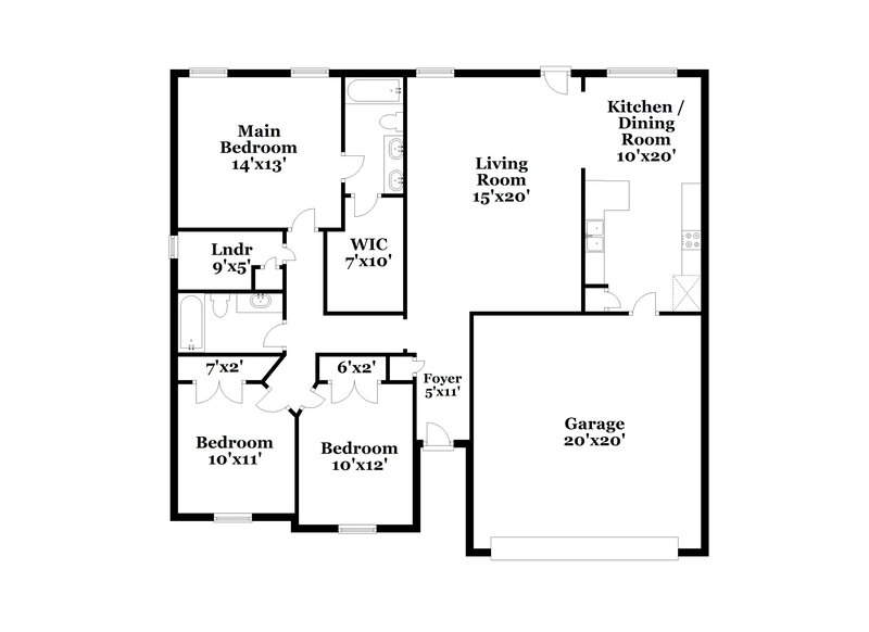 1,945/Mo, 1179 Everton Dr Murfreesboro, TN 37128 Floor Plan View