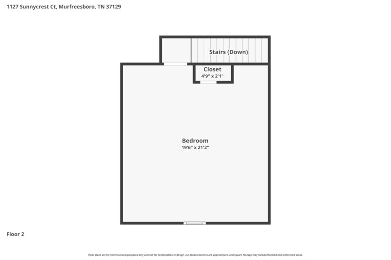 2,475/Mo, 1127 Sunnycrest Ct Murfreesboro, TN 37129 Floorplan View 2